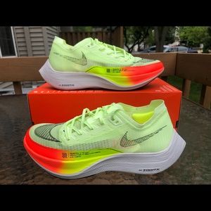 Nike ZoomX Vaporfly Next% 2 Barely Volt Orange CU4111-700 Men's Size 10.5 Shoes